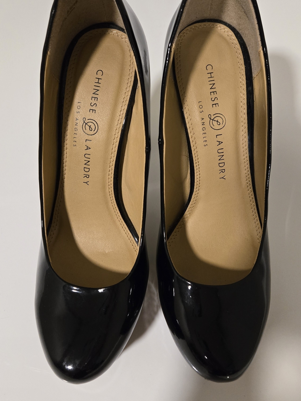 Chinese Laundry Wow Black Patent Platform Heels - Picture 14 of 15